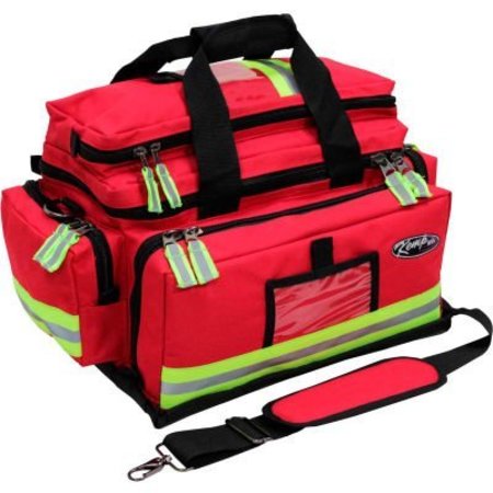 KEMP USA Kemp Large Professional Trauma Bag, Red, 10-104-RED 10-104-RED